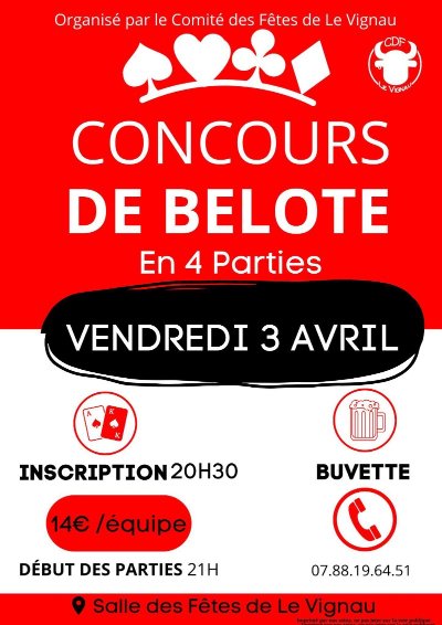 Concours de belote