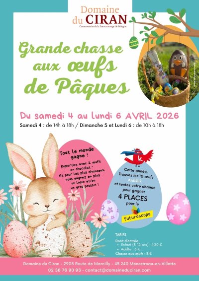 Grande chasse aux oeufs de Pâques