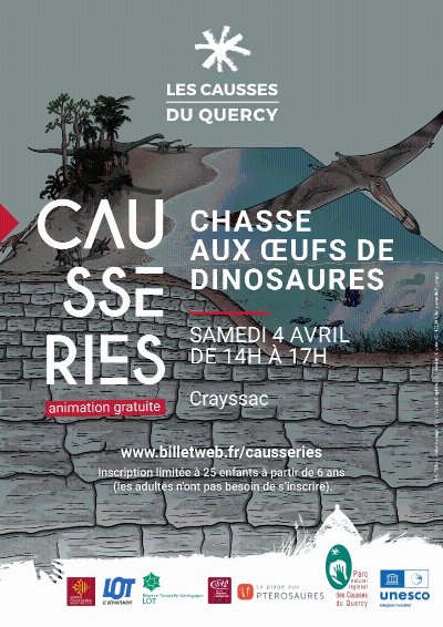 Chasse aux œufs de dinosaures