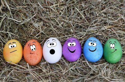 Chasse aux oeufs dans les arbres