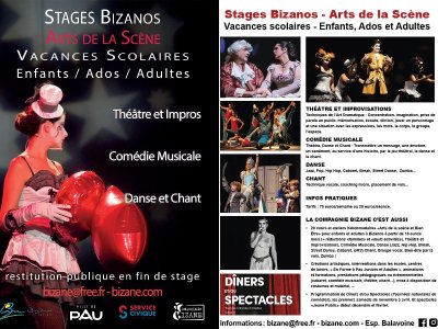 Stage Arts de la Scène - Enfants, Ados, Adultes