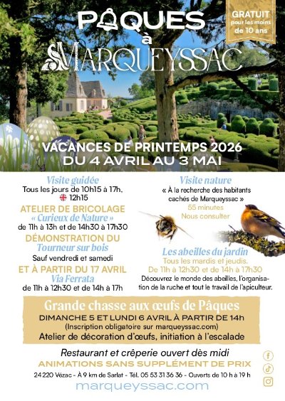 Pâques à Marqueyssac