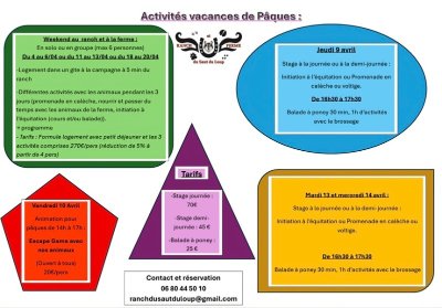 Weekend au Ranch et Ferme du Saut du Loup