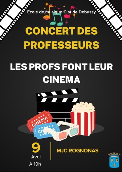 Les profs font leur cinéma – Concert des professeurs