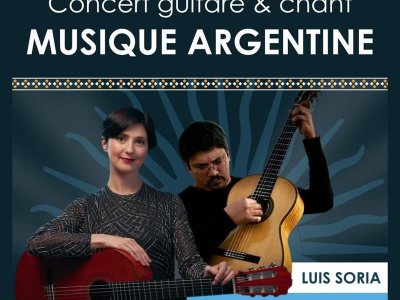 Concert guitare et chant - musique d'Argentine
