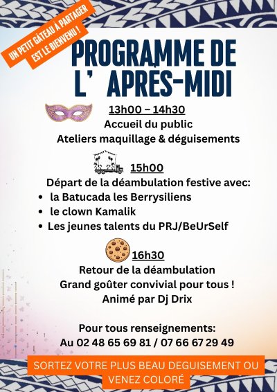 Carnaval Bourges Nord – Toutes les couleurs du monde