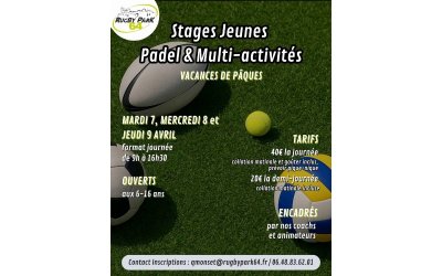 Stage padel & multi-activité