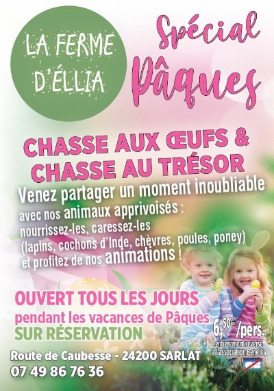 Animations de Pâques à la Ferme d'Ellia