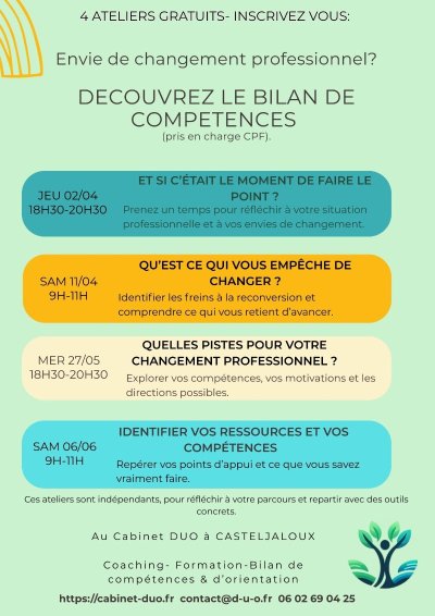 Atelier : Qu'est-ce qui vous empêche de changer ?