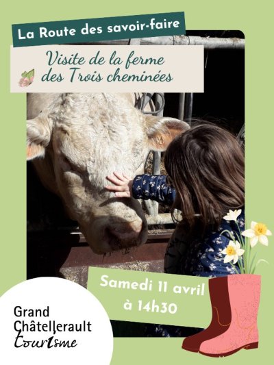 Visitez la ferme de l'élevage des Trois Cheminées