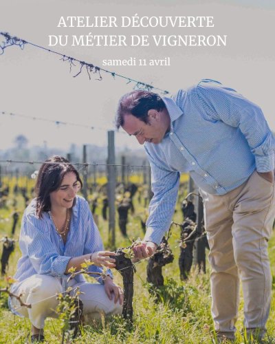 Atelier : découverte du métier de vigneron au Château Haut Chaigneau
