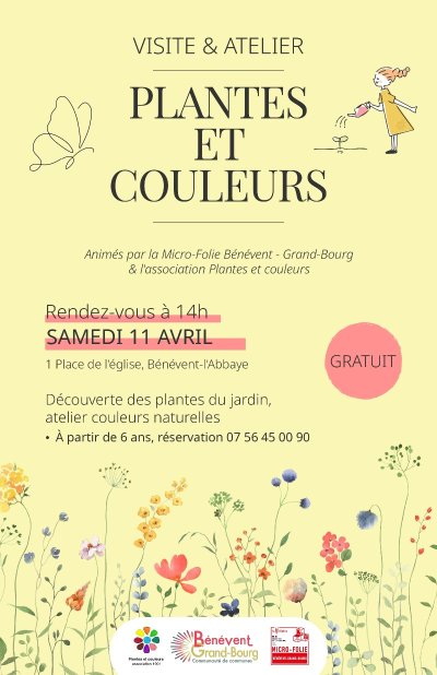 Visite et Atelier Plantes et Couleurs