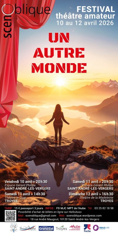 Scènoblique – Festival de création de théâtre amateur de l’Aube