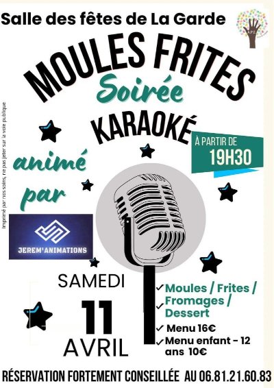 SOIRÉE KARAOKÉ MOULES FRITES