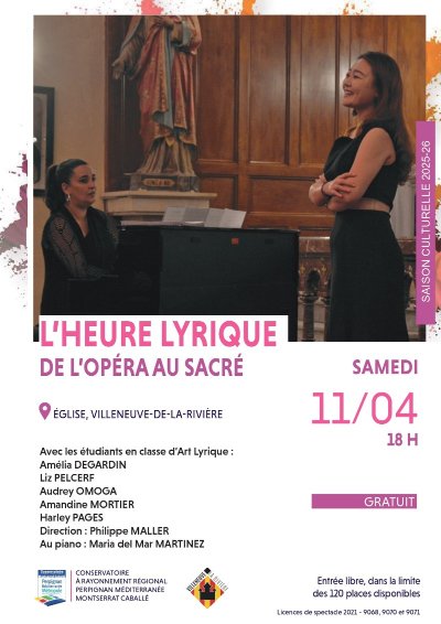 L'HEURE LYRIQUE DE L'OPÉRA AU SACRÉ