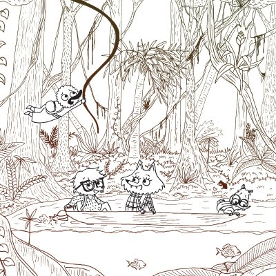 Exposition BD - En forêt avec Gaëlle Alméras