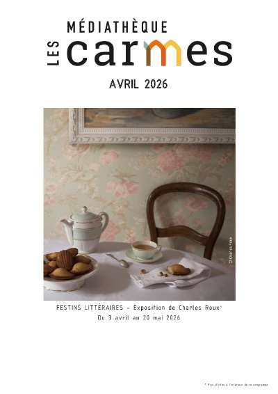 Programme médiathèque avril