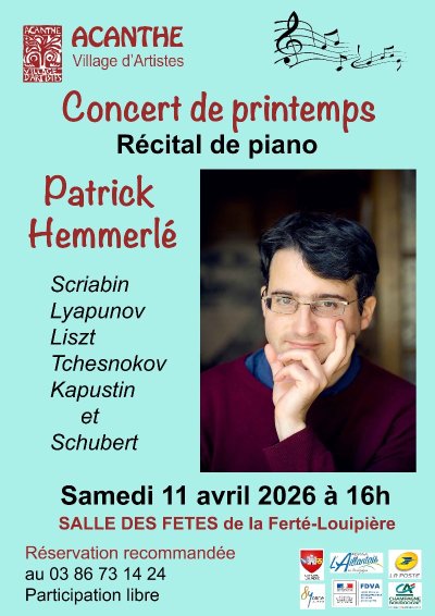 Patrick Hemmerlé, Récital de piano