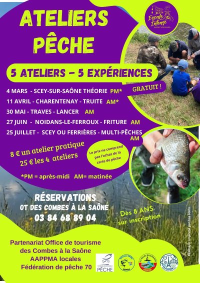 Ateliers d'initiation à la pêche