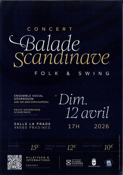 Concert balade Scandinave à la Prade