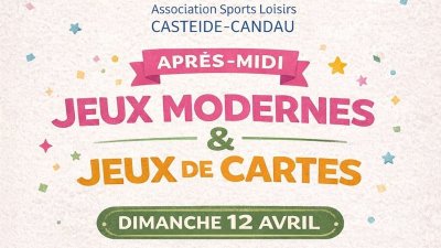 Après-midi jeux modernes et jeux de cartes