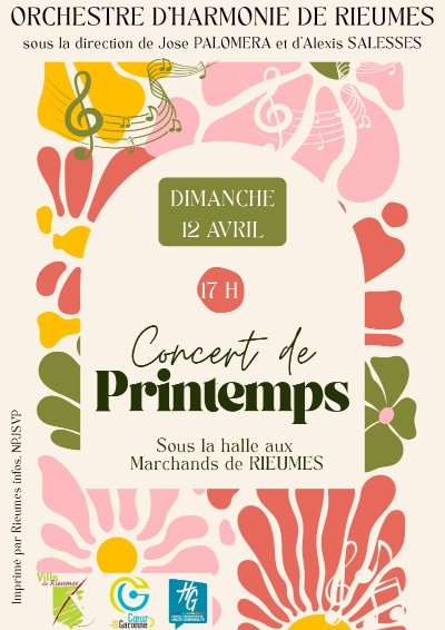 CONCERT DE PRINTEMPS DE L’ORCHESTRE D’HARMONIE DE RIEUMES