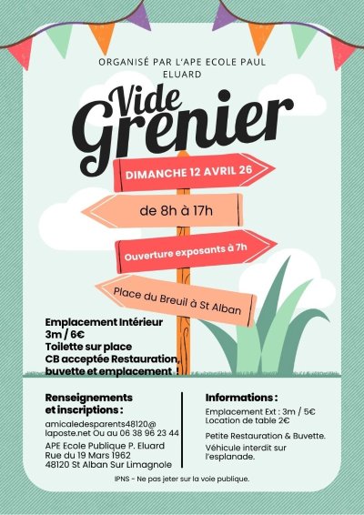 VIDE GRENIER ÉCOLE PAUL ELUARD