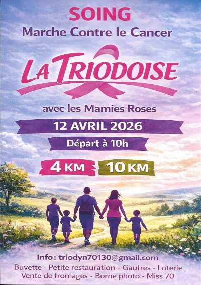 LA TRIODOISE : Marche contre le Cancer