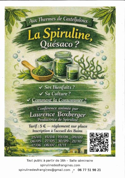 Conférence sur la spiruline