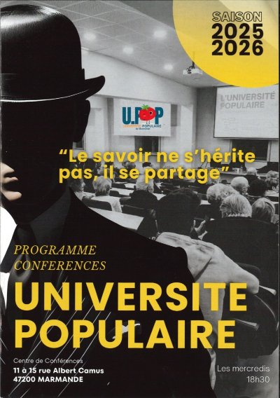 Conférence UPOP "Voyage dans Lascaux" par Denis TAUXE