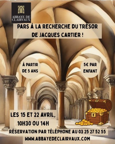 Ateliers des enfants à l'Abbaye de Clairvaux