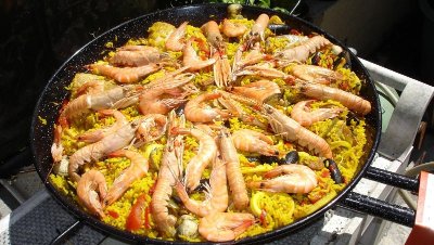 Paella royale à la Table d'Othe