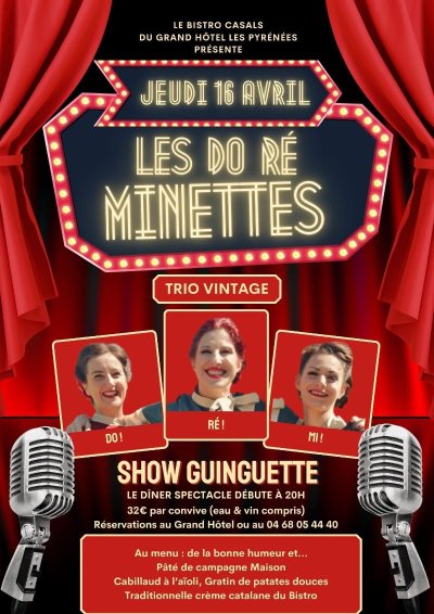 REPAS SPECTACLE AVEC LES DO RÉ MINETTES