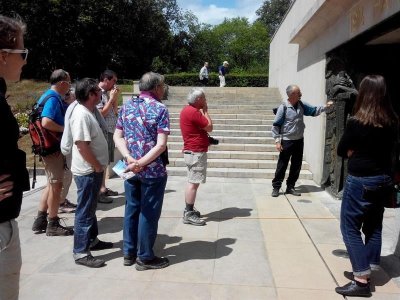 Visite du champ de bataille du Hartmannswillerkopf