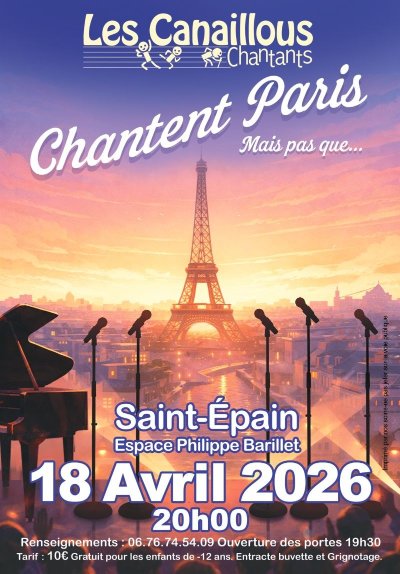 Les Canaillous Chantants chantent Paris... mais pas que...