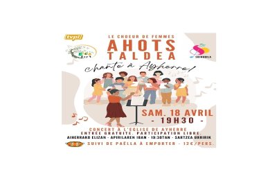 Concert avec le groupe Ahotz