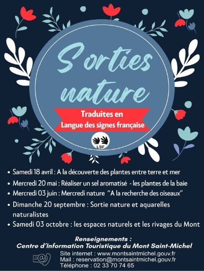 Sorties nature traduites en LSF (Langue des Signes Française)