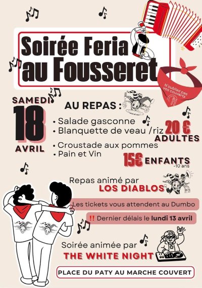 SOIRÉE FERIA AU FOUSSERET