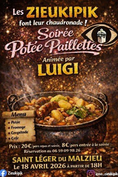 SOIREE POTÉE PAILLETTES