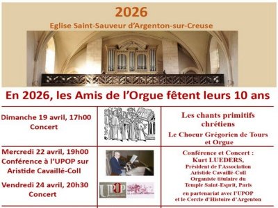Concert par le Choeur Grégorien de Tours et Orgue