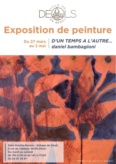 Exposition de peintures "D'un temps à l'autre"