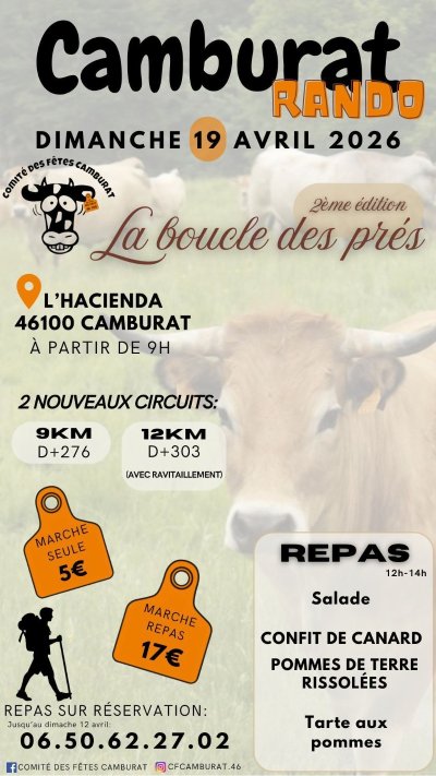 Randonnée à Camburat : la boucle des prés