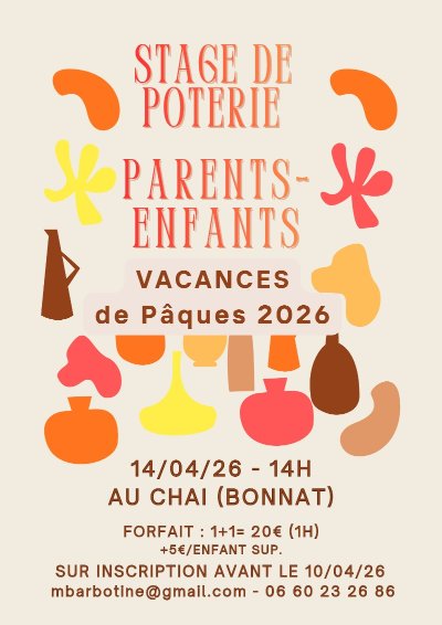 Stage de poterie - Parents et enfants