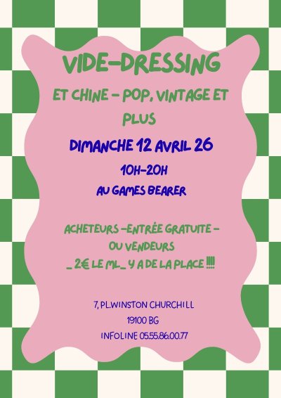 Vide Dressing au Bar à jeux Games Bearer