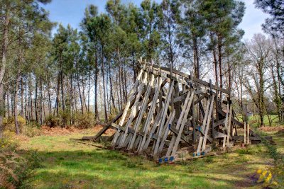 La Forêt d'Art Contemporain : le Lit Transcendental, oeuvre n°00