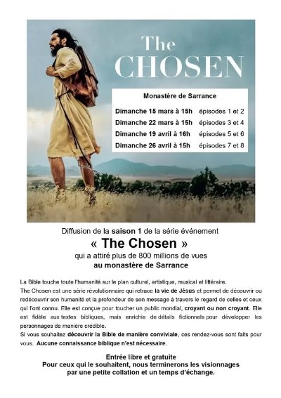 Projection de "The Chosen" - épisodes 5 et 6