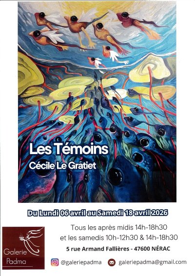 Exposition : Les Témoins de Cécile Le Gratiet