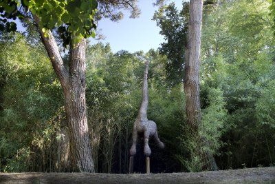 La Forêt d'Art Contemporain : La Mule à cinq pattes, oeuvre n°15