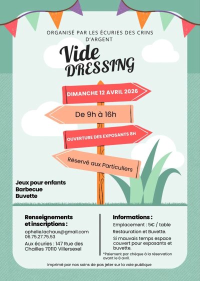 Vide dressing