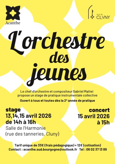 Orchestre des jeunes de Cluny